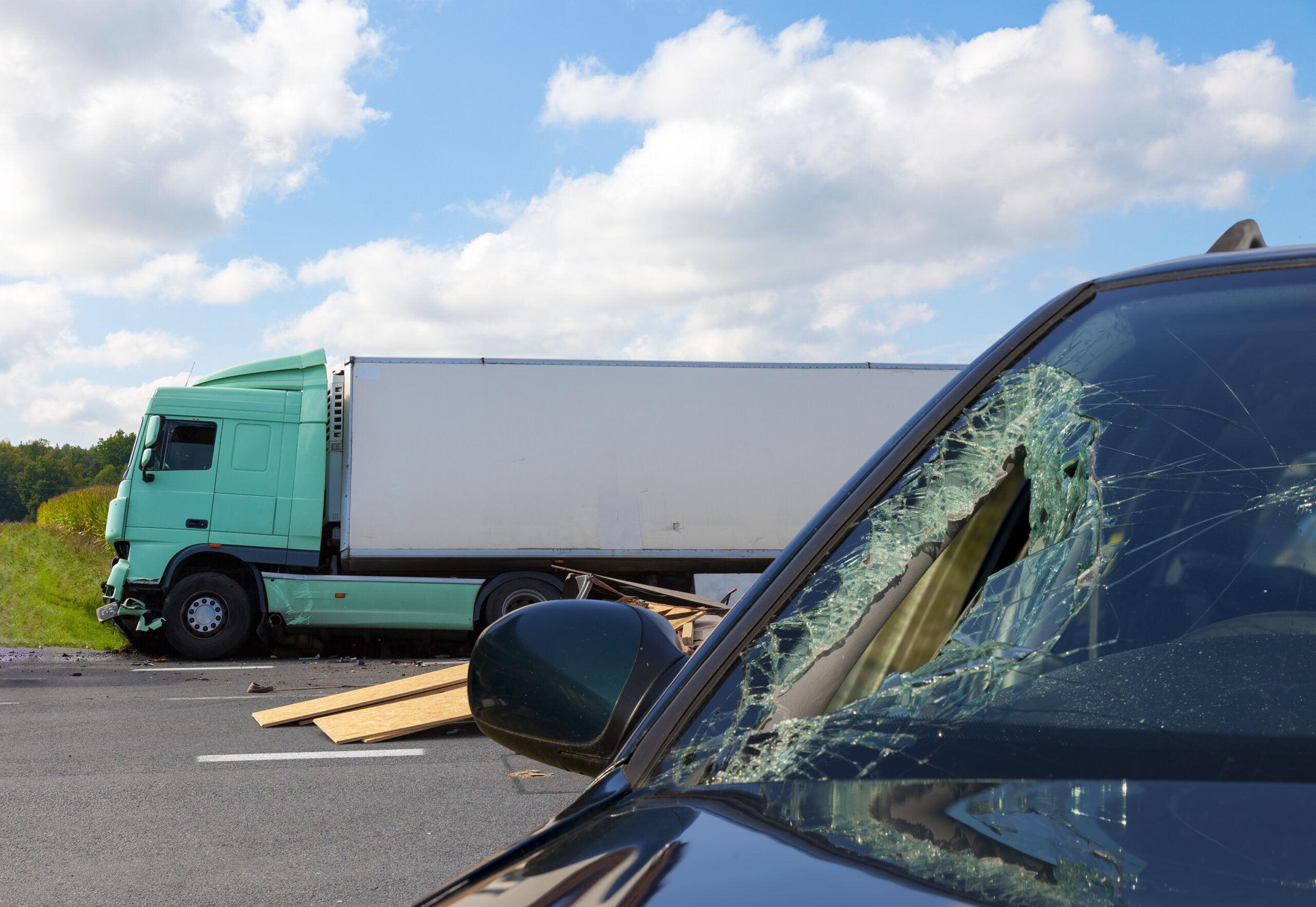 ¿Cómo demuestro la responsabilidad en mi caso de accidente de camión?